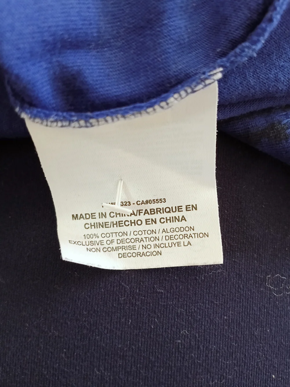 Nike Blue Graphic‎ Tee with Neon Logo